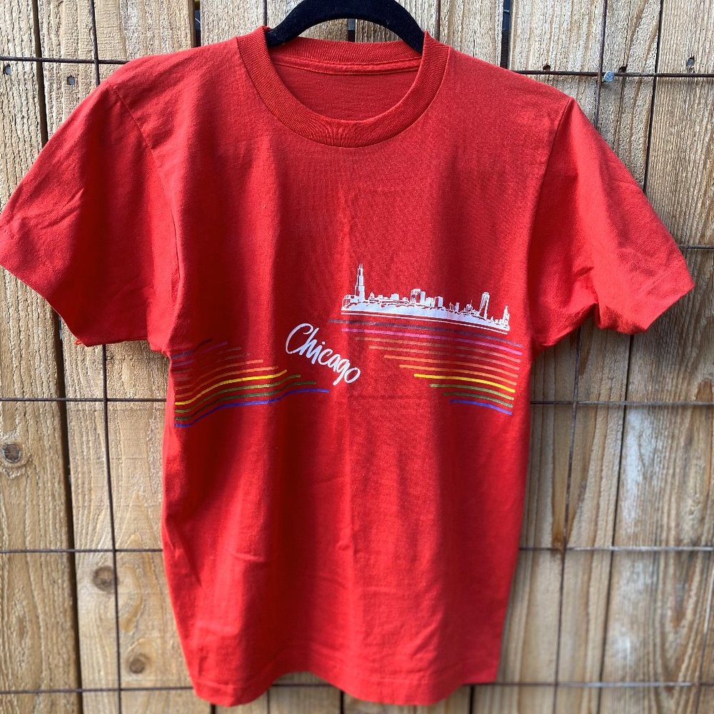 Vintage Red Chicago Tee